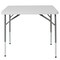 Emma and Oliver 2.79-Foot Square Height Adjustable Plastic Folding Table
